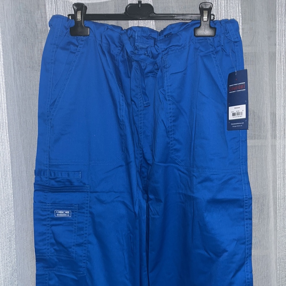 Unisex Royal blue Scrub pants